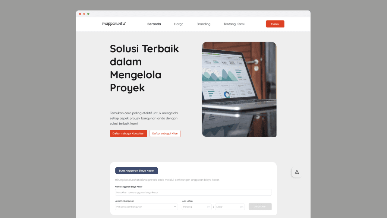 Innovating Construction Design to Unite Developers and Clients — tampilan 1