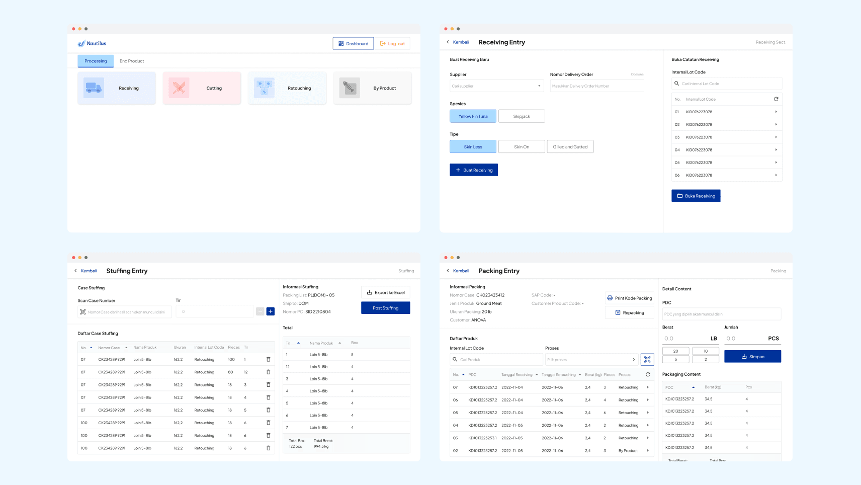 Intuitive Designs for Tuna and Meat Processing Solutions — tampilan 3