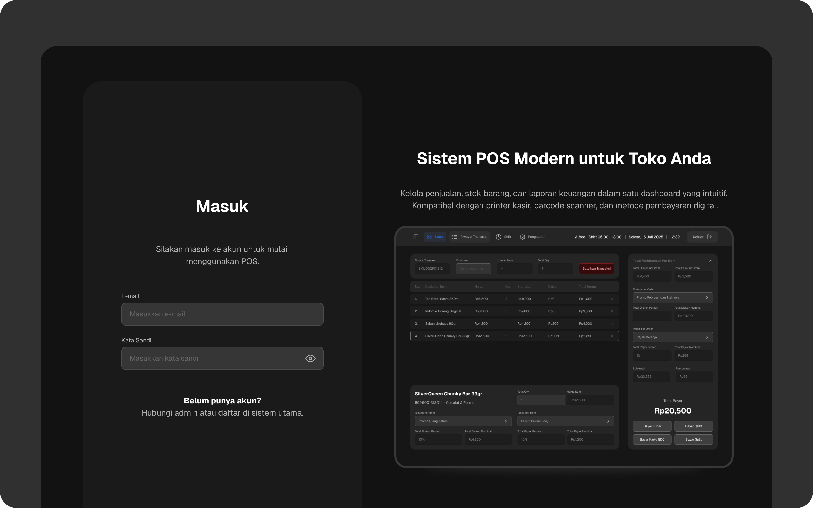 Cover project Retail POS System