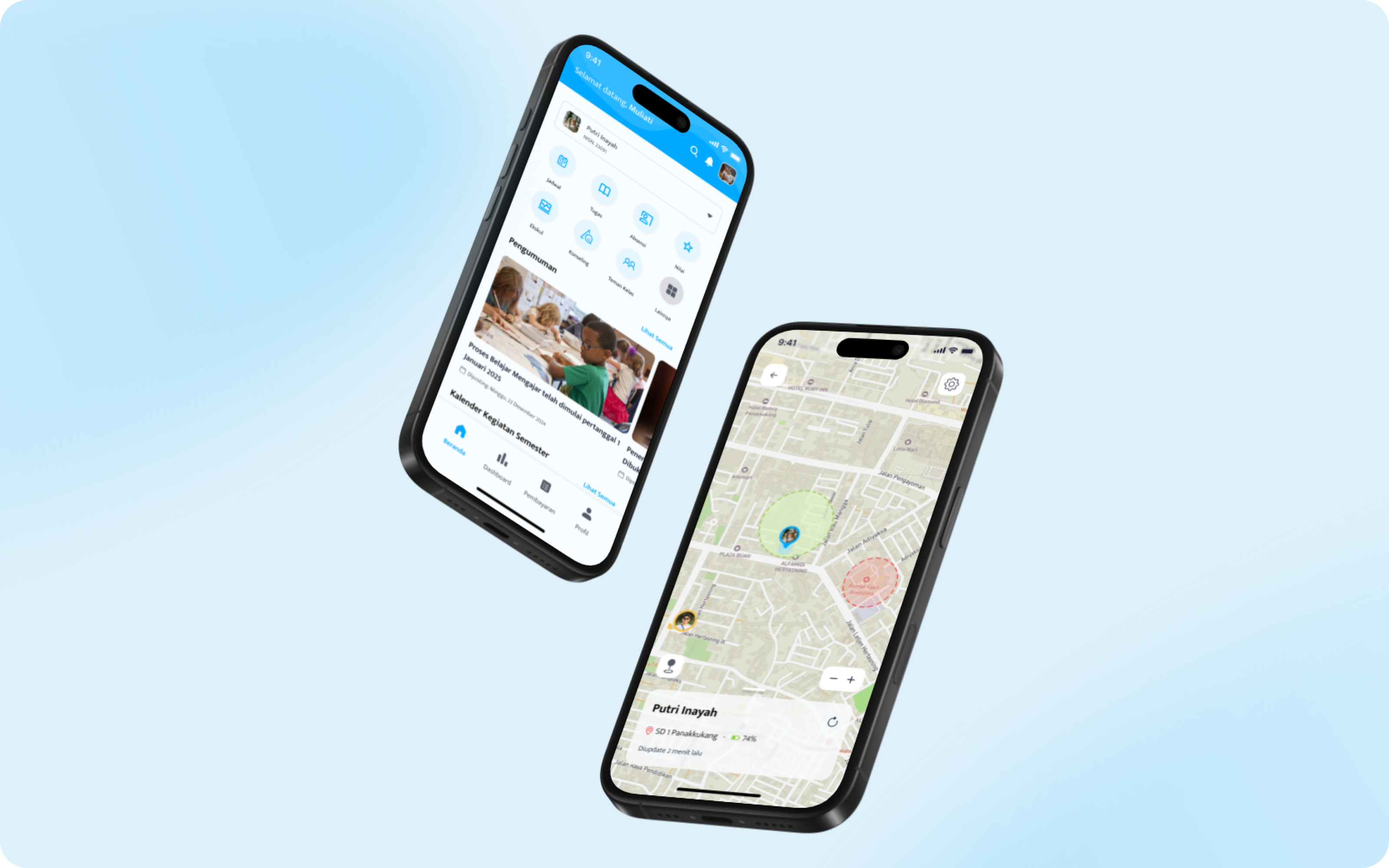 Cover project SmartSchool Location Tracker